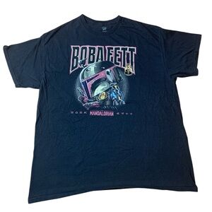 Star Wars Boba Fett Tee Black T-Shirt | XL Mandalorian